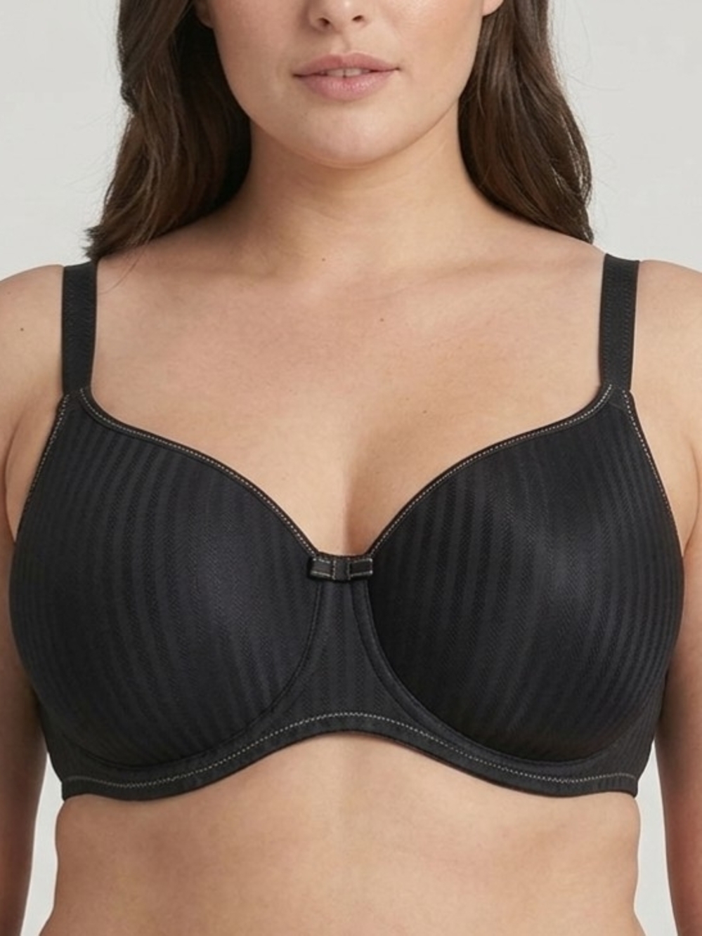 38DD Freya Idol Full Cup Moulded Underwire T-shirt Black Bra #1050. NEW